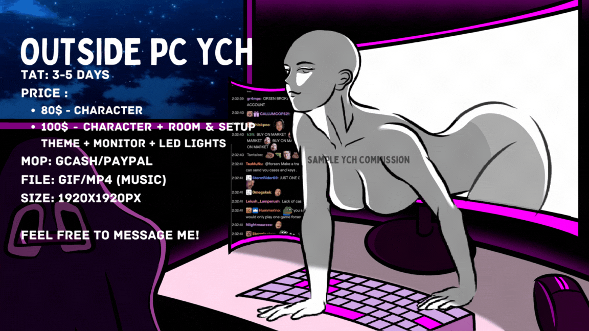 Outside PC YCH
